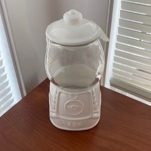 Target white gumball canister